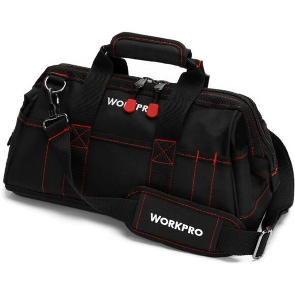 16-inch Close Top Wide Mouth Tool Storage Bag with Water Proof Rubber Base - Picture 5 of 6